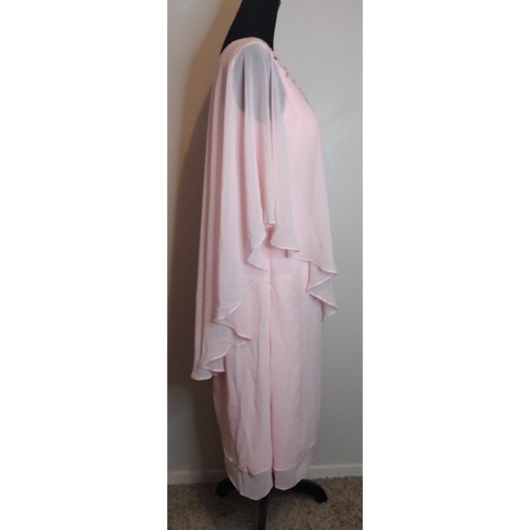 Ncgowns Sheath Column Tea-Length Short Dress Size 8 Pink - Picture 4 of 6